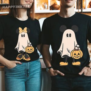 Mickey And Minnie Spooky Season Halloween Couples Shirts (3)