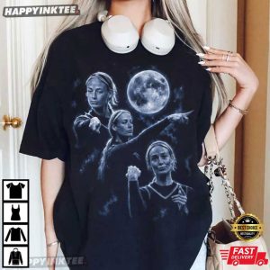 Sophie Cunningham Funny Three Wolf Moon WNBA Fan Gift T-Shirt