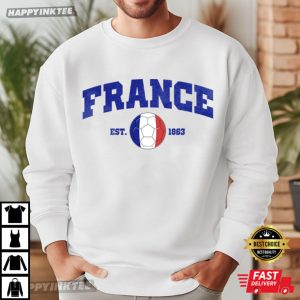 France World Cup 2026 Country Football Fan T Shirt (2)