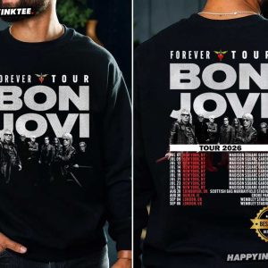 Bon Jovi Forever Tour 2026 Rock Band 80s T Shirt (4)