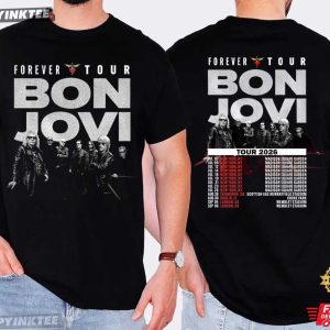 Bon Jovi Forever Tour 2026 Rock Band 80s T Shirt (1)