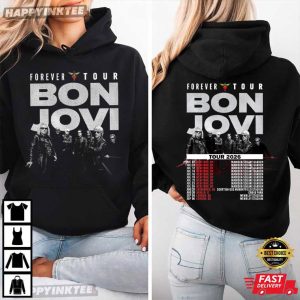 Bon Jovi Forever Tour 2026 Rock Band 80s T Shirt (2)