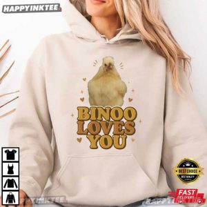 Binoo The Chicken Binoo Loves You Fan Gift T Shirt (4)