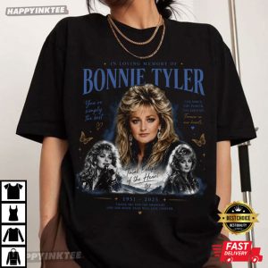 Bonnie Tyler RIP Total Eclipse Of The Heart Memorial T-Shirt