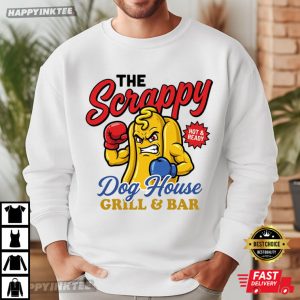 The Scrappy Dog House Grill And Bar Angry Hot Dog T Shirt (1)