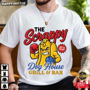 The Scrappy Dog House Grill And Bar Angry Hot Dog T Shirt (3)