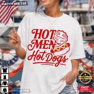 Hot Men Hot Dogs Funny Summer BBQ T Shirt (2)