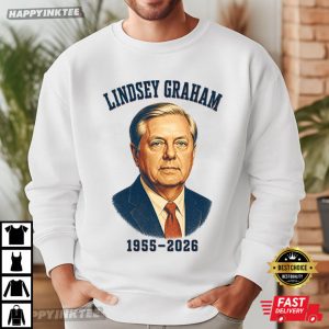 Lindsey Graham 1955–2026 Memorial American Political T Shirt (4)