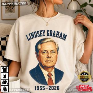Lindsey Graham 1955–2026 Memorial American Political T Shirt (1)