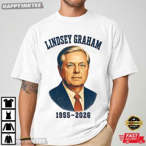 Lindsey Graham 1955–2026 Memorial American Political T Shirt (2)