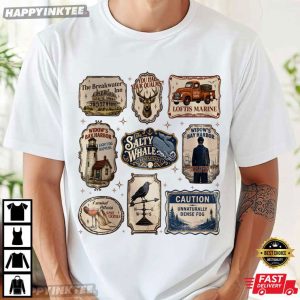 Widow's Bay Stamp Horror Movie Fan Gift T Shirt (3)