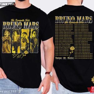 Bruno Mars The Romantic Tour 2026 Fan Gift T Shirt (4)