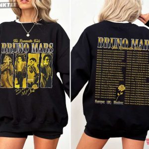 Bruno Mars The Romantic Tour 2026 Fan Gift T Shirt (2)