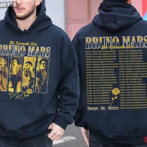 Bruno Mars The Romantic Tour 2026 Fan Gift T Shirt (3)