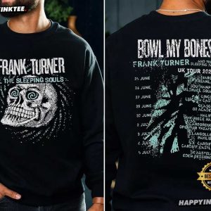 Frank Turner The Sleeping Souls Bowl My Bones UK Tour 2026 T Shirt (4)
