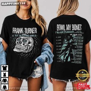 Frank Turner The Sleeping Souls Bowl My Bones UK Tour 2026 T Shirt (1)