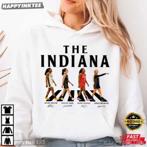The Indiana Basketball Women Walking Road Funny WNBA T Shirt (2)