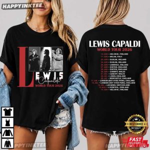 Lewis Capaldi World Tour 2026 Fan Gift T Shirt (2)