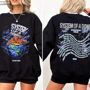System Of A Down EU UK Tour 2026 T Shirt (4)