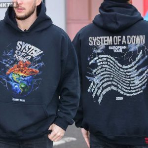 System Of A Down EU UK Tour 2026 T Shirt (1)
