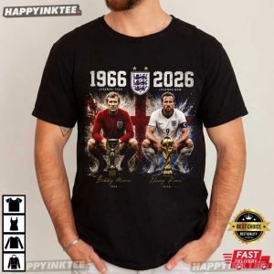 England World Cup Legacy 1966 2026 Football Trophy T Shirt (4)