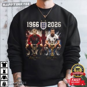 England World Cup Legacy 1966 2026 Football Trophy T Shirt (1)