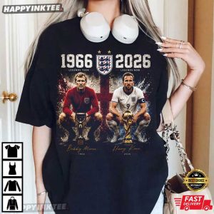 England World Cup Legacy 1966 2026 Football Trophy T Shirt (3)