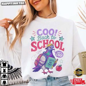 Coo Back To School Funny Pigeon T Shirt (2)