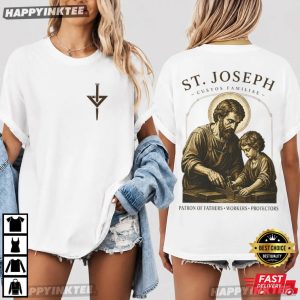 St Joseph Patron Of Fathers Workers Protectors Religious T Shirt (2)