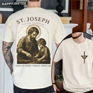 St Joseph Patron Of Fathers Workers Protectors Religious T Shirt (4)