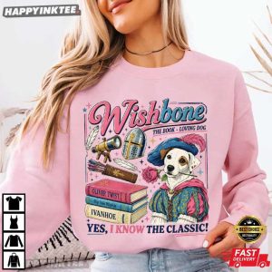 Wishbone The Book Loving Dog Jack Russell Terrier 90s TV Fan T Shirt (1)