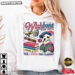 Wishbone The Book Loving Dog Jack Russell Terrier 90s TV Fan T Shirt (2)