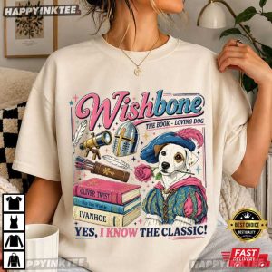 Wishbone The Book Loving Dog Jack Russell Terrier 90s TV Fan T Shirt (3)