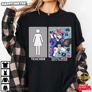 Digital Media Arts Teacher Unicorn T Shirt (1)
