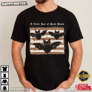 A Little Ray of Pitch Black Gothic Halloween T Shirt (3)