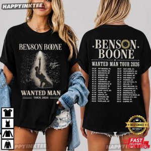 Benson Boone Wanted Man Tour 2026 Music Fan Gift T Shirt (4)