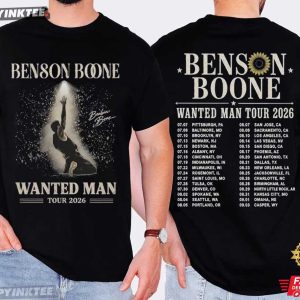 Benson Boone Wanted Man Tour 2026 Music Fan Gift T Shirt (2)