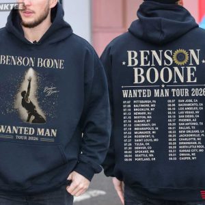 Benson Boone Wanted Man Tour 2026 Music Fan Gift T Shirt (3)