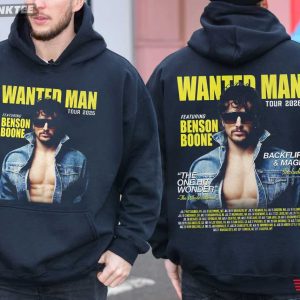 Benson Boone Wanted Man Tour 2026 Music Concert T Shirt (1)