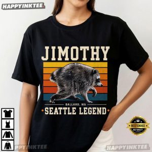 Jimothy Ballard WA Seattle Legend Funny Viral Raccoon T Shirt (4)