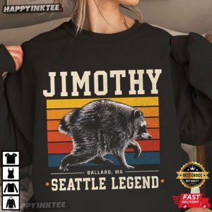 Jimothy Ballard WA Seattle Legend Funny Viral Raccoon T Shirt (1)