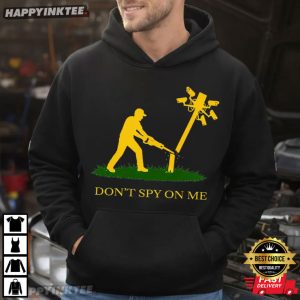 Flock Camera Don't Spy on Me Anti Surveillance Political T Shirt (2)