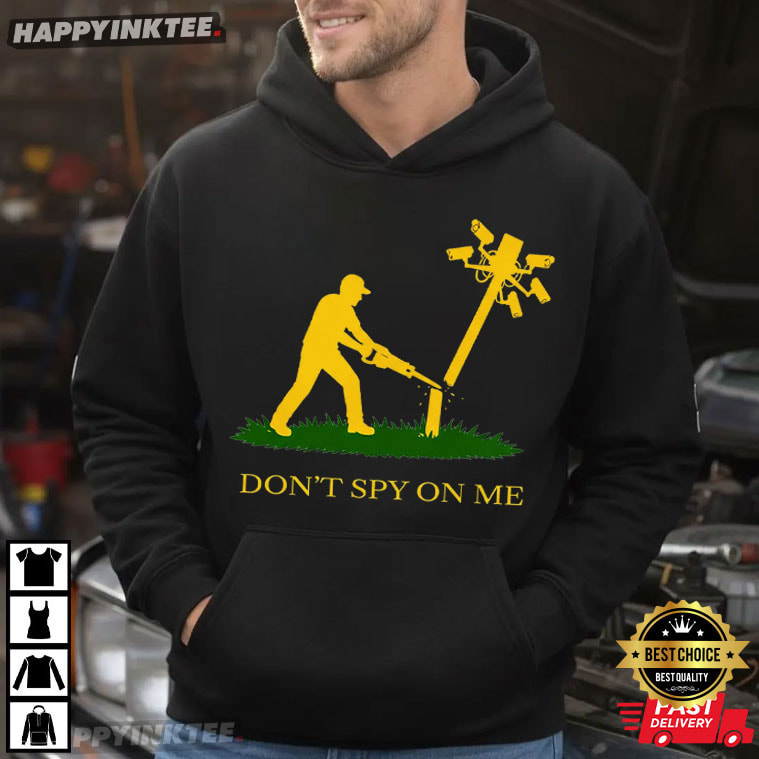 Flock Camera Don't Spy on Me Anti Surveillance Political T-Shirt Flock Camera Don't Spy on Me Anti Surveillance Political T-Shirt