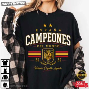 Spain World Cup 2026 Campeones Del Mundo T Shirt (4)