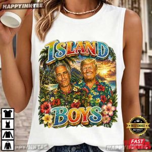 Trump And Epstein Island Boys Funny Summer Meme T Shirt (1)