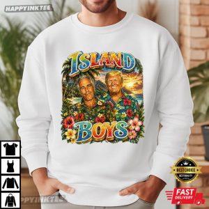Trump And Epstein Island Boys Funny Summer Meme T Shirt (2)