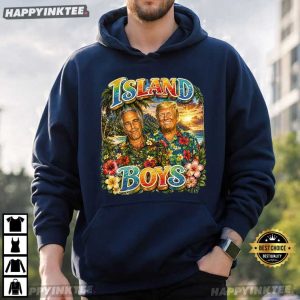Trump And Epstein Island Boys Funny Summer Meme T Shirt (3)