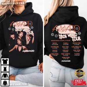 Mamamoo 4Ward 2026 World Tour Kpop Fan Gift T Shirt (4)