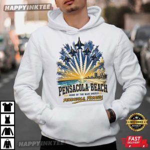 Pensacola Beach Home Of The Blue Angels Summer Air Show T Shirt (2)