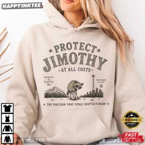 Protect Jimothy The Raccoon That Stole Seattle's Heart T Shirt (2)